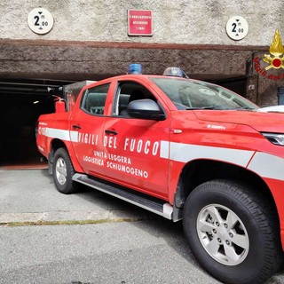 Rapallo, incendio in un appartamento in via Betti. Intervento dei vigili del fuoco