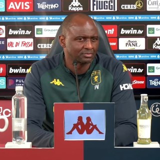 Genoa, Vieira incassa la fiducia e continua a cercare la svolta a punti: "Niente alibi, con la Cremonese vogliamo vincere. Anche per i tifosi"