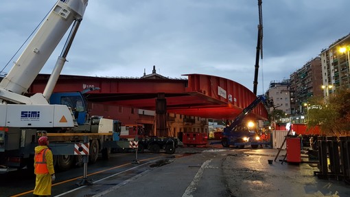 Viadotto di via Siffredi, conclusi i lavori: coinvolti già di 200 professionisti coordinati dall'Impresa Pizzarotti &amp; C. Spa (Video)