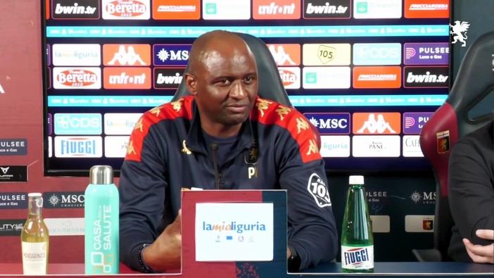 Genoa, Vieira mette in guardia dal Cagliari e non solo: “Fatto tanto, ma l'obbiettivo non è ancora raggiunto” Genoa, Vieira mette in guardia dal Cagliari e non solo: “Fatto tanto, ma l'obbiettivo non è ancora raggiunto”