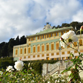 La facciata principale di Villa Duchessa di Galliera a Voltri La facciata principale di Villa Duchessa di Galliera a Voltri