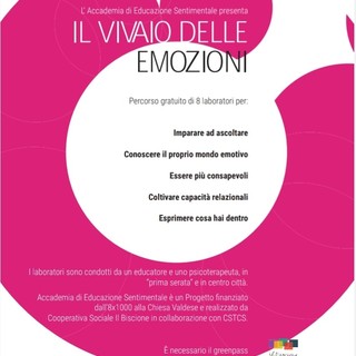 "Il Vivaio delle Emozioni", un percorso per incontrare se stessi dell’Accademia di Educazione Sentimentale