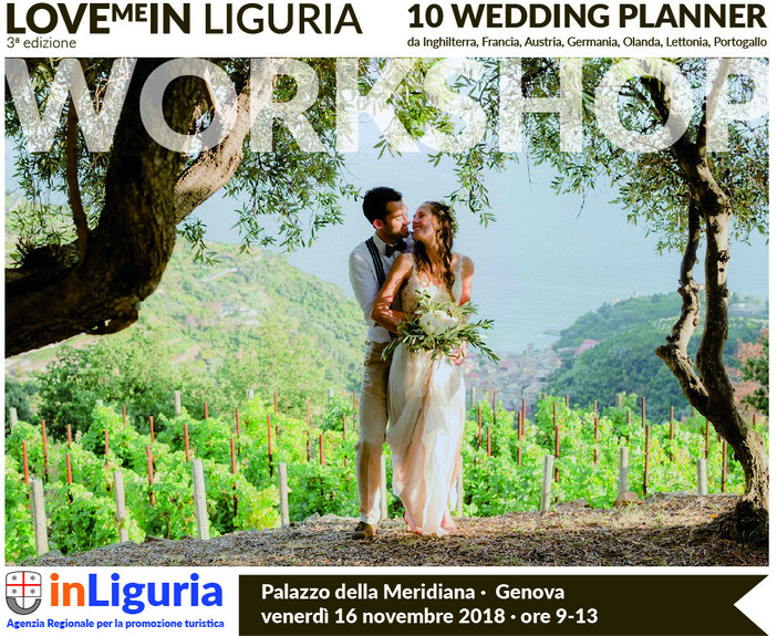 "Love me in Liguria", 10 wedding planner internazionali negli angoli più belli della regione