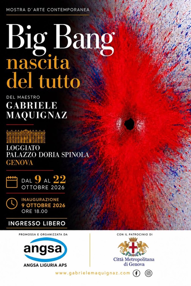 “Big Bang: nascita del tutto”, rinviata al 9 ottobre l’inaugurazione della mostra di Gabriele Maquignaz “Big Bang: nascita del tutto”, rinviata al 9 ottobre l’inaugurazione della mostra di Gabriele Maquignaz