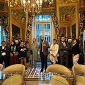 La sindaca Salis e la sua Giunta in tour per i palazzi dei Rolli: "A Genova non finiamo mai di stupirci"