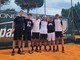 Libbi al centro con squadra di D1 dello Sporting Pegli 2 promossa in Serie C