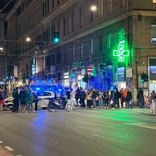 Via XX settembre: cane sfugge al suo padrone, investito da motociclista