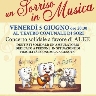 Note di solidarietà nel Golfo Paradiso: a Sori il concerto benefico "Un Sorriso in Musica"