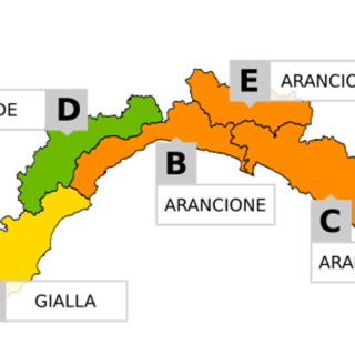 Maltempo in Liguria, si innalza il livello di allerta da gialla ad arancione