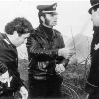 Fortunato Zanfretta e alcuni colleghi dopo i fatti del dicembre del 1978