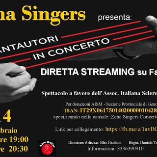 ‘Zêna Singers’: concerto di solidarietà in diretta streaming su facebook