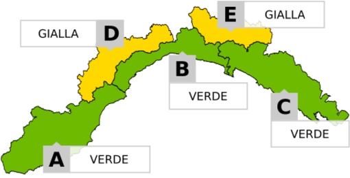 Maltempo in Liguria: prolungata l'allerta gialla per neve nell'entroterra Maltempo in Liguria: prolungata l'allerta gialla per neve nell'entroterra