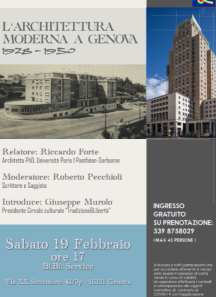 Riprende l'attività del circolo 'Tradizione &amp; Libertà': sabato 19 febbraio alle 17 evento culturale