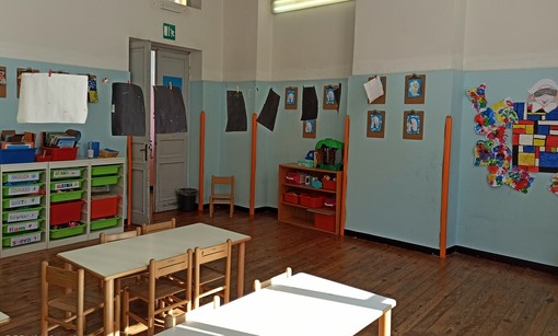 Asilo Tollot, bambini e bambine tornano in classe dopo la bonifica Asilo Tollot, bambini e bambine tornano in classe dopo la bonifica