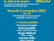 Argonauti, Recco per Recco la città si fa teatro: venerdì 5 novembre la presentazione presso la sala Polivalente