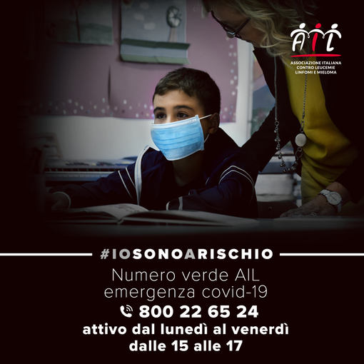 Coronavirus, attivo il nuovo numero verde dell'Ail per rispondere a dubbi e domande dei pazienti ematologici Coronavirus, attivo il nuovo numero verde dell'Ail per rispondere a dubbi e domande dei pazienti ematologici
