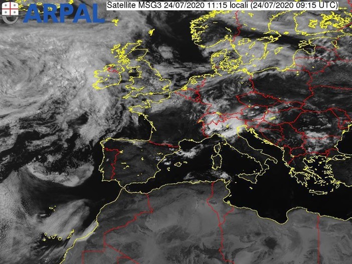 Maltempo in Liguria: prolungata l'allerta gialla per temporali