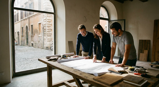 Arredamento per hotel a Roma: progettazione su misura