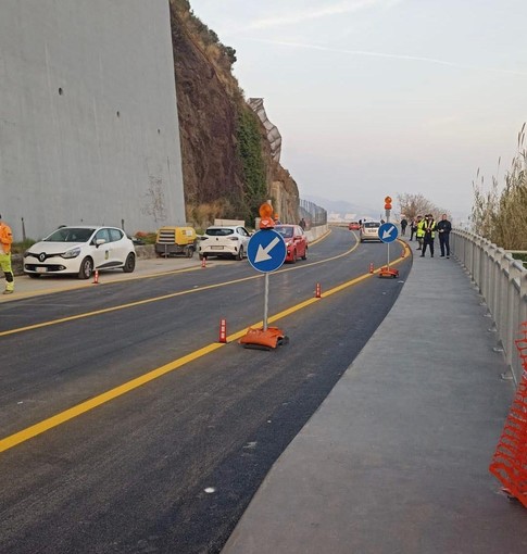 Arenzano, riaperta la statale Aurelia: traffico consentito con limitazioni