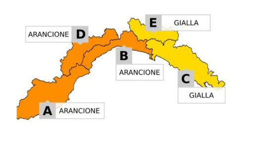 Maltempo, è ancora allerta arancione, possibili piogge persistenti per oltre 15 ore