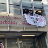 Sampierdarena, crolla il controsoffitto dell’istituto Gastaldi-Abba