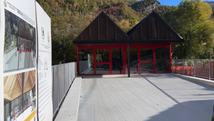 Ultimato il centro civico realizzato dal Levante Ligure ad Arquata del Tronto