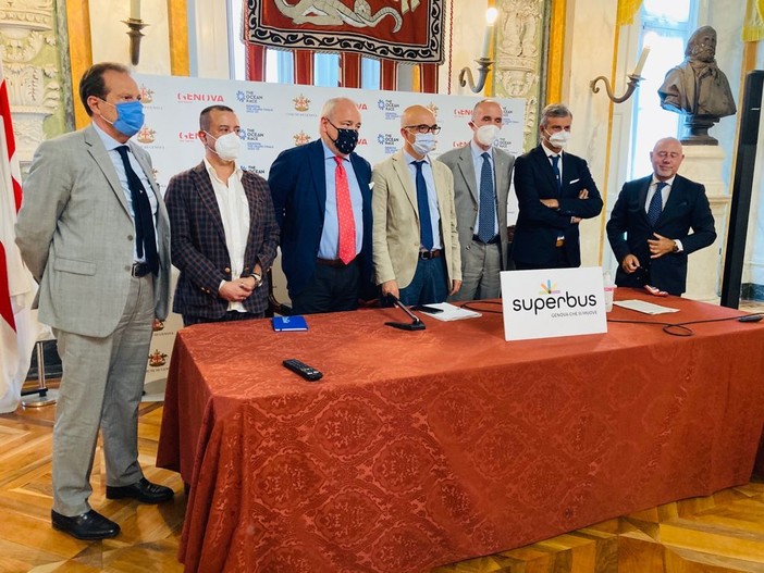 ‘Supèrbus’: un nome e una veste grafica ad hoc per il progetto degli assi di forza del trasporto pubblico locale genovese ‘Supèrbus’: un nome e una veste grafica ad hoc per il progetto degli assi di forza del trasporto pubblico locale genovese