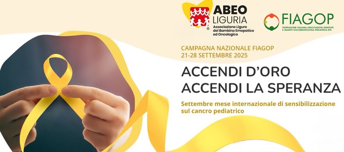 Genova si illumina d’oro per la lotta contro il cancro pediatrico Genova si illumina d’oro per la lotta contro il cancro pediatrico