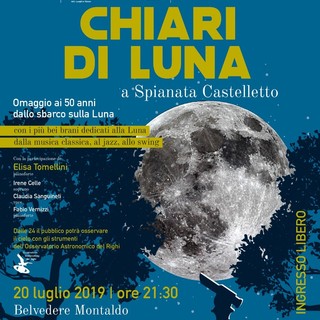 50 anni dall'allunaggio: festa al Belvedere Montaldo di Castelletto