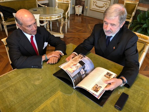 L'ambasciatore Usa Lewis Eisenberg in visita a Genova L'ambasciatore Usa Lewis Eisenberg in visita a Genova