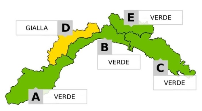 Maltempo in Liguria, domani (14 febbraio) allerta gialla per neve