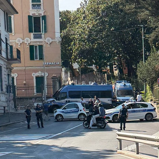 Albaro poco prima dell'arrivo di Vannacci