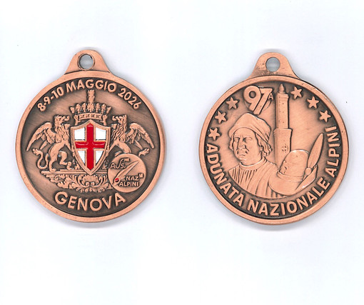 97esima Adunata Nazionale Alpini:  il manifesto e la medaglia ufficiali raccontano l’evento attraverso i simboli di Genova