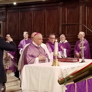 Prima visita in Liguria per l’Arcivescovo Gian Franco Saba: celebrato il Precetto Pasquale delle Forze Armate