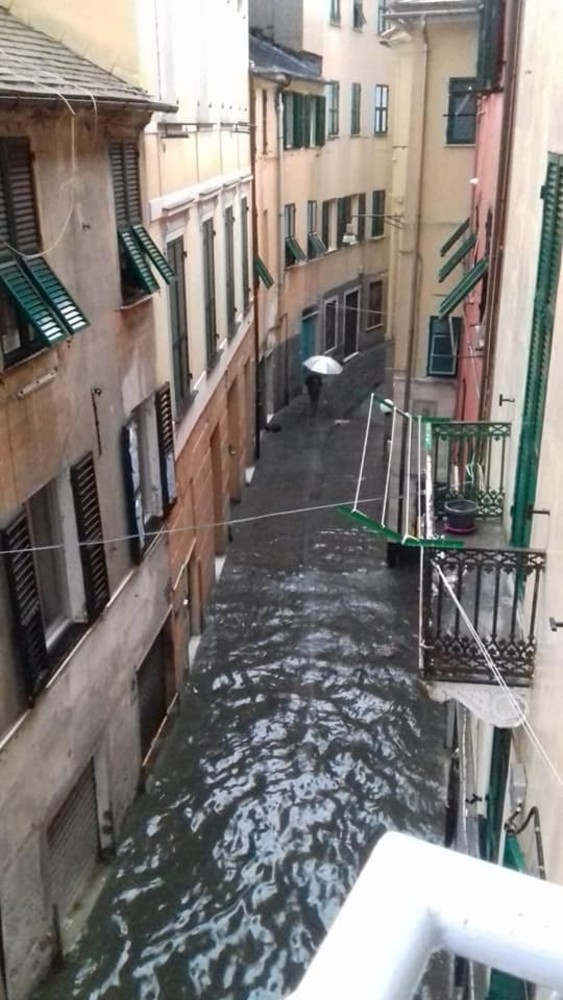 Cessata l'allerta arancione, prosegue solo in codice giallo sul levante ligure