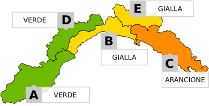 Maltempo, diramata l'allerta meteo per temporali e piogge diffuse Maltempo, diramata l'allerta meteo per temporali e piogge diffuse