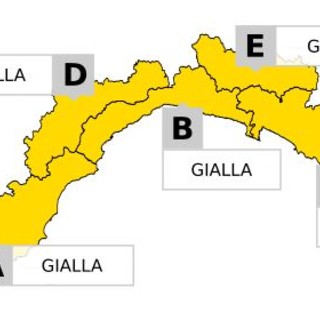 Maltempo in Liguria: emanata l'allerta gialla per temporali