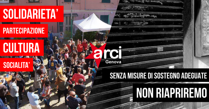 L'Arci genovese fra crisi e voglia di riscrivere la normalità oltre il virus L'Arci genovese fra crisi e voglia di riscrivere la normalità oltre il virus