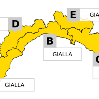 Maltempo, emanata l'allerta gialla per temporali su tutta la Liguria