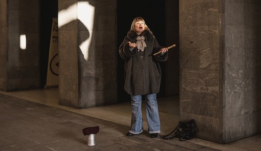 Foto presa dalla pagina Facebook 'Artisti di strada a Genova'