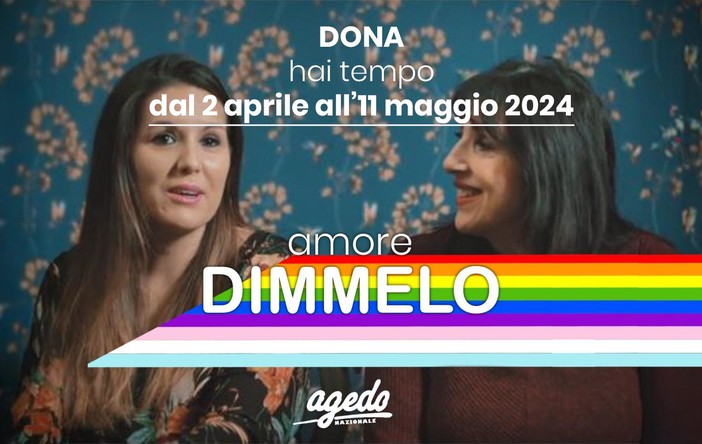 ‘Amore dimmelo’, AGEDO lancia il crowdfunding per realizzare un video e far conoscere l’associazione