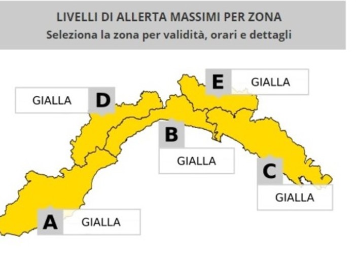 Allerta gialla anche a Genova: le disposizioni del Coc