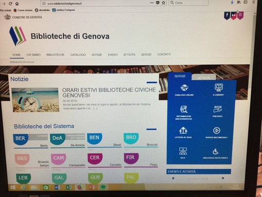 Rinnovato il portale delle biblioteche, un nuovo modo di comunicare