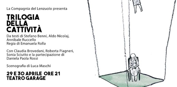 Venerdì 29 e sabato 30 va in scena la Trilogia della cattività al teatro Garage