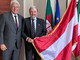 La Liguria guarda all'Europa: Bucci riceve il Console d'Austria in piazza De Ferrari La Liguria guarda all'Europa: Bucci riceve il Console d'Austria in piazza De Ferrari