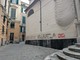 Centro Storico, ancora vandali in azione: imbrattata la parete della Basilica di San Siro