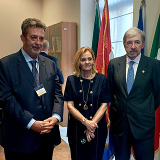 Affari internazionali, il Presidente Bucci incontra gli ambasciatori Arganña Mateu e Fondi: "Rafforzati gli storici legami tra la Liguria e il Paraguay"