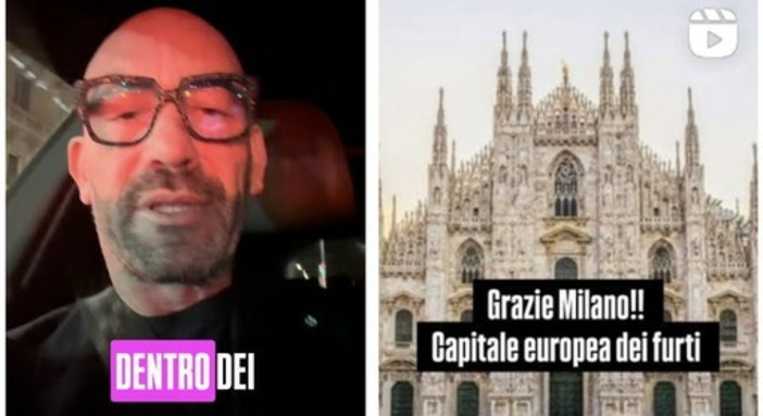 La denuncia di Bassetti: "Derubato in pieno centro, grazie Milano" La denuncia di Bassetti: "Derubato in pieno centro, grazie Milano"