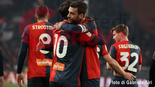 Aramu e Bani si abbracciano: sono loro i due protagonisti del match (foto di Gabriele Siri) Aramu e Bani si abbracciano: sono loro i due protagonisti del match (foto di Gabriele Siri)