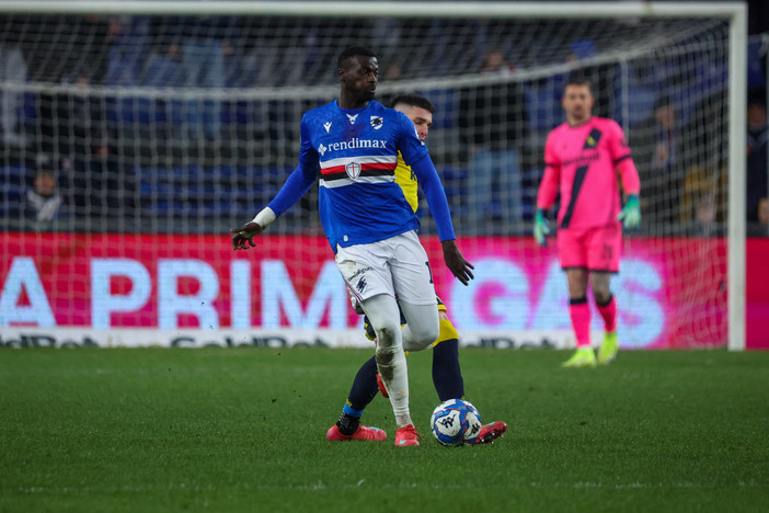 Niang, autore del momentaneo 1-0 al "San Nicola" Niang, autore del momentaneo 1-0 al "San Nicola"